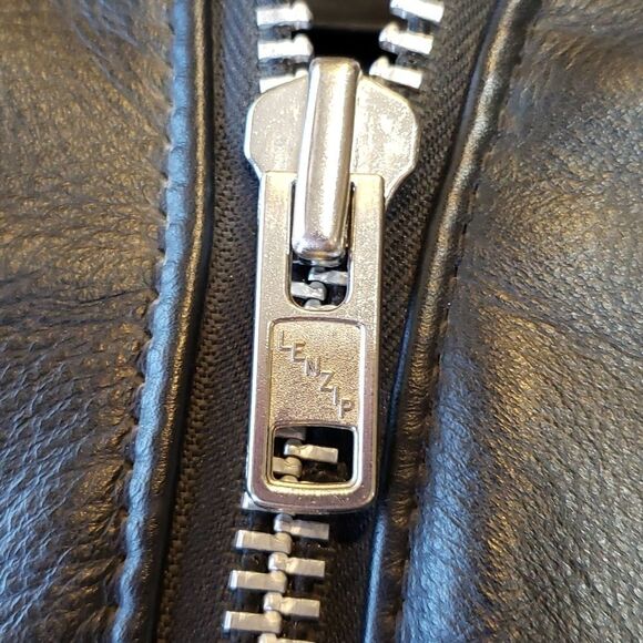 Steer Brand Vtg Leather Jacket with Fringe and Snakeskin Roses Design Sz 12 - Picture 10 of 16